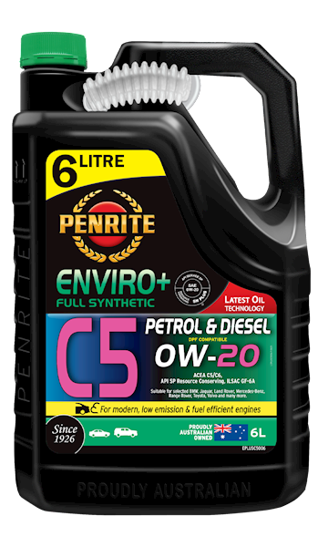 Penrite Enviro+ C5 0W20 6L