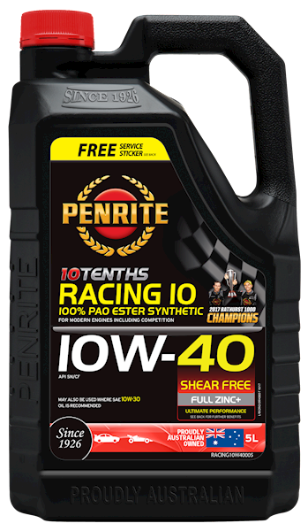 Penrite Racing 10 10W40 PAO/Ester 5L