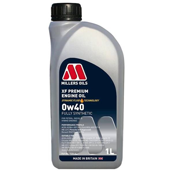 Millers XF Premium 0W40 1L