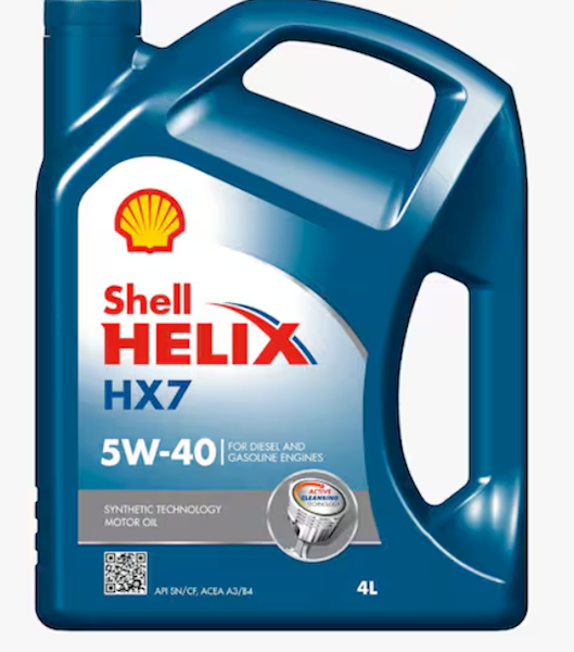Shell Helix HX7 5W40 4L