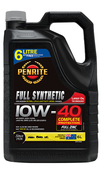 Penrite Full Synthetic 10W40 6L