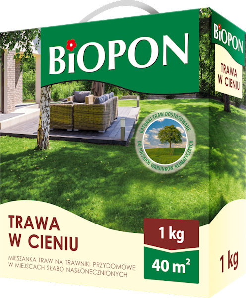 BIOPON TRAWA W CIENIU 1KG