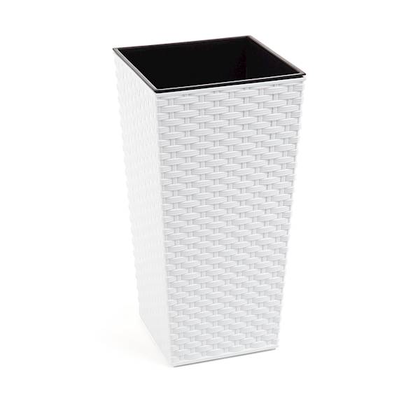 LAM. FINEZJA 300X300 RATTAN BIAŁY