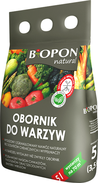 BIOPON OBORNIK GRANULOWANY DO WARZYW 5L