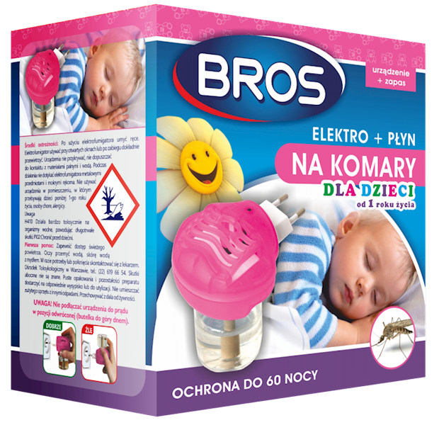 BROS ELEKTRO+PŁYN NA KOMARY DLA DZIECI