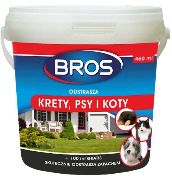 BROS 450ML ODSTRASZA KRETY,PSY,KOTY 350+100ML