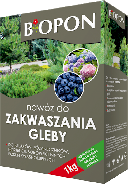BIOPON 1KG DO ZAKWASZANIA GLEBY