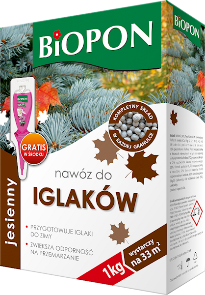 BIOPON-NAWÓZ JESIENNY DO IGLAKÓW 3KG