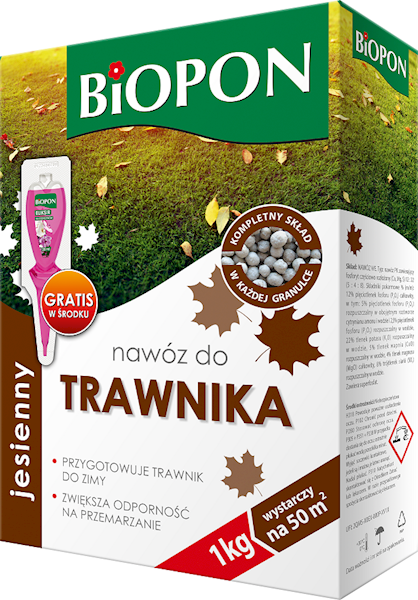 BIOPON-NAWÓZ JESIENNY DO TRAWNIKÓW 3KG