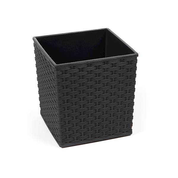 LAM.JUKA 190X190 RATTAN CZARNY