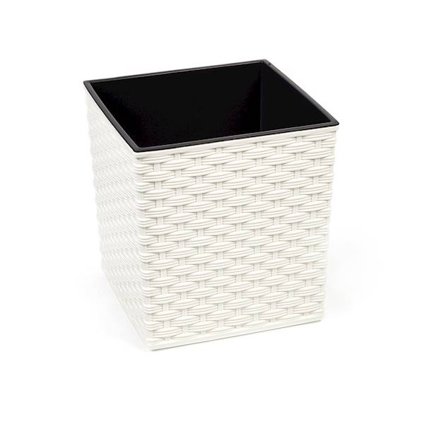 LAM.JUKA 250X250 RATTAN BIAŁY
