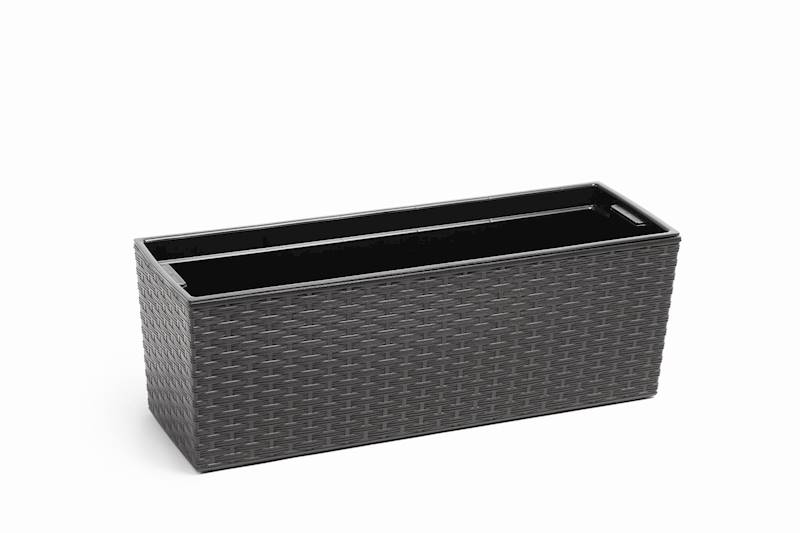 LAM.BEGONIA 190X560 RATTAN CZARNY