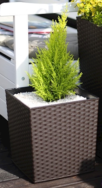 LAM. JUKA 190X190 RATTAN GRAFIT