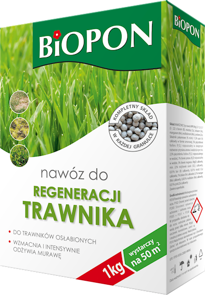BIOPON NAWÓZ DO REGENERACJI TRAWNIKA 3KG