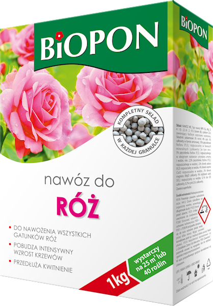 BIOPON NAWÓZ DO RÓŻ 1  KG