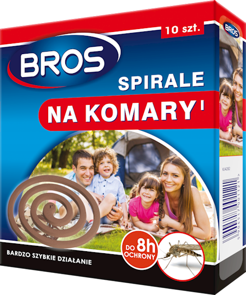 BROS SPIRALE NA KOMARY 10SZT