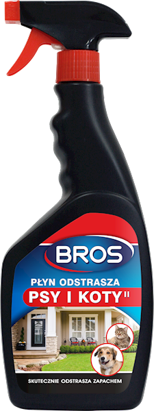 BROS 500ML PŁYN ODSTRASZA PSY I KOTY