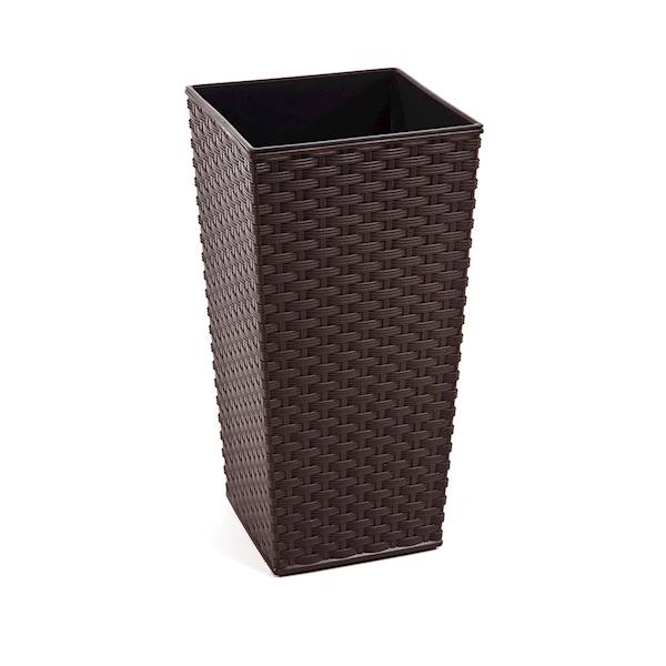 LA don. FINEZJA rattan 350x350 mokka 576-83
