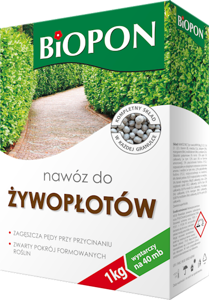 BIOPON-NAWÓZ DO ŻYWOPŁOTÓW 1 KG