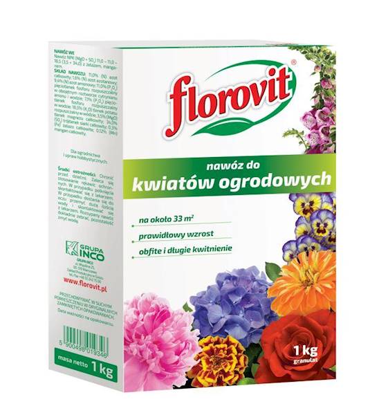 FLOROVIT DO KWIAT. OGRODOWYCH 1KG karton