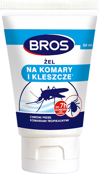 BROS ŻEL NA KOMARY I KLESZCZE 50 ML