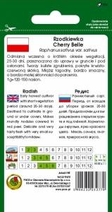 O Rzodkiewka Cherry Belle 10g
