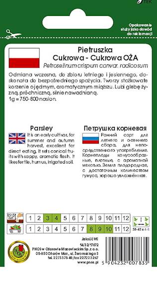 O Pietruszka Cukrowa 5g