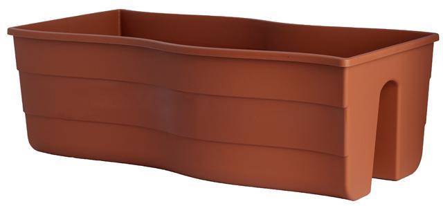 Form donica balustradowa fala 60 terakota