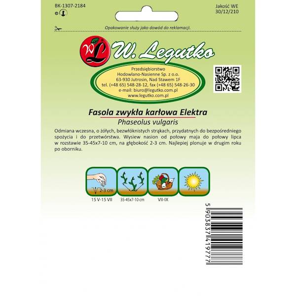 L Fasola zwykła Elektra 40g