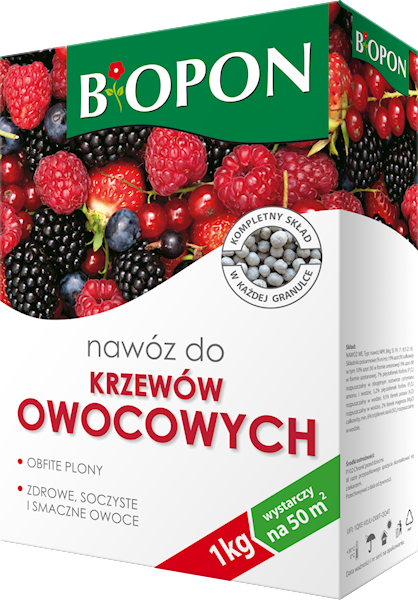 BIOPON 1KG KRZEWY OWOCOWE