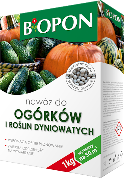 BIOPON-NAWÓZ DO OGÓRKÓW I ROŚL DYNIOWATYCH 1KG