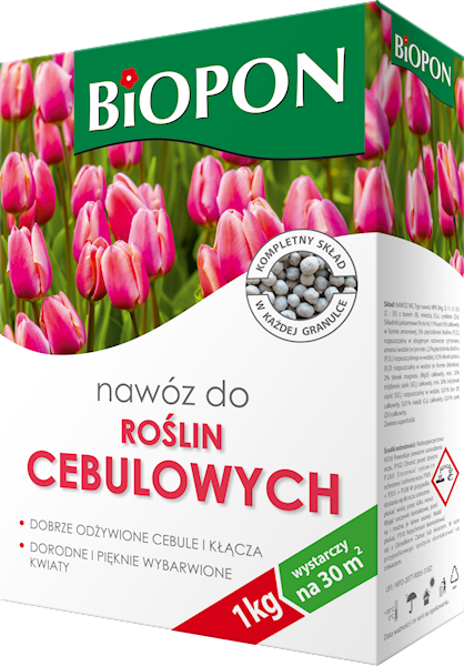 BIOPON NAWÓZ DO ROŚLIN CEBULOWYCH 1 KG