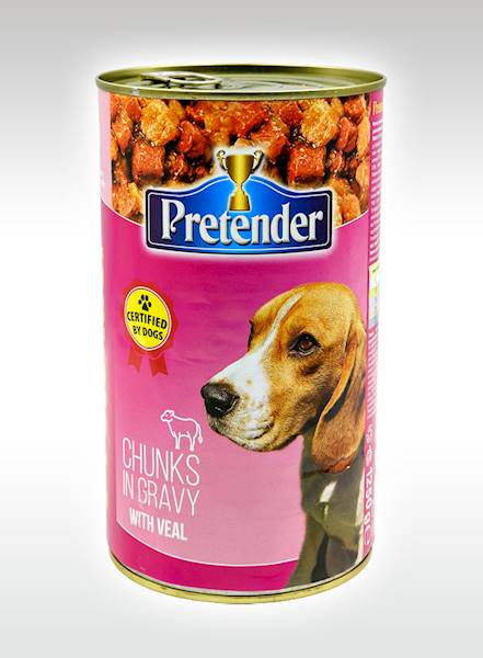 PRETENDER 1250G KARMA Z CIELĘCINĄ W SOSIE