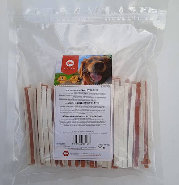 SM PASKI KURCZAK RYBA 500g
