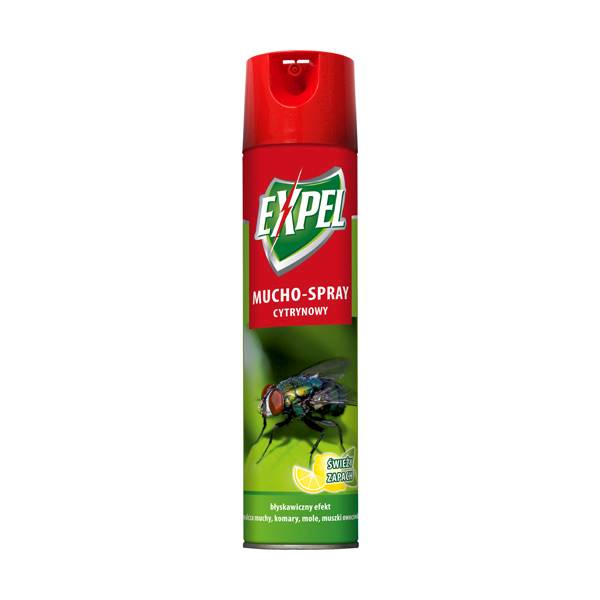EXPEL Muchospray cytrynowy 400ml