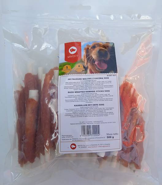 SM PAŁECZKI WOŁOWE Z KACZKĄ 500g
