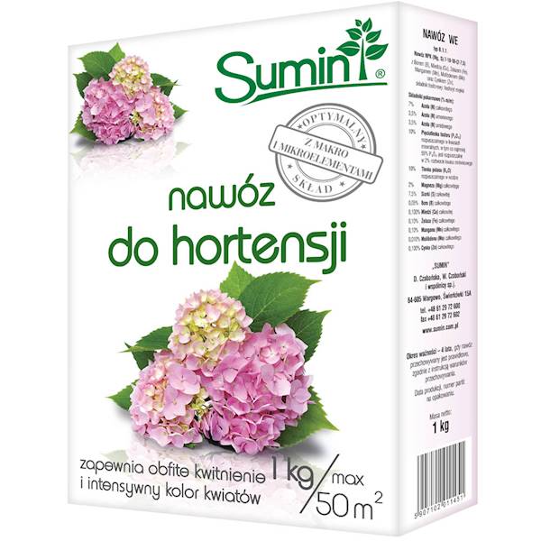 SUMIN NAWÓZ DO HORTENSJI 1 kg
