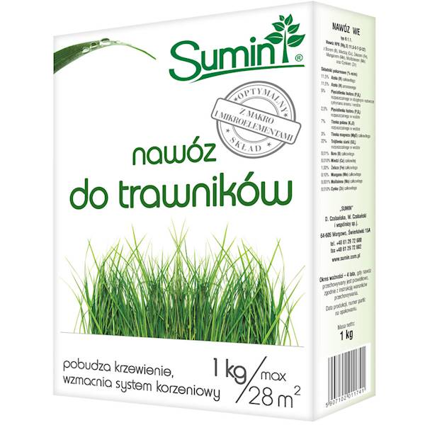 SUMIN NAWÓZ DO TRAWNIKÓW 1 kg