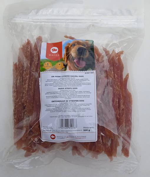 SM PASKI Z PIERSI KACZEJ MIĘKKIE 500g