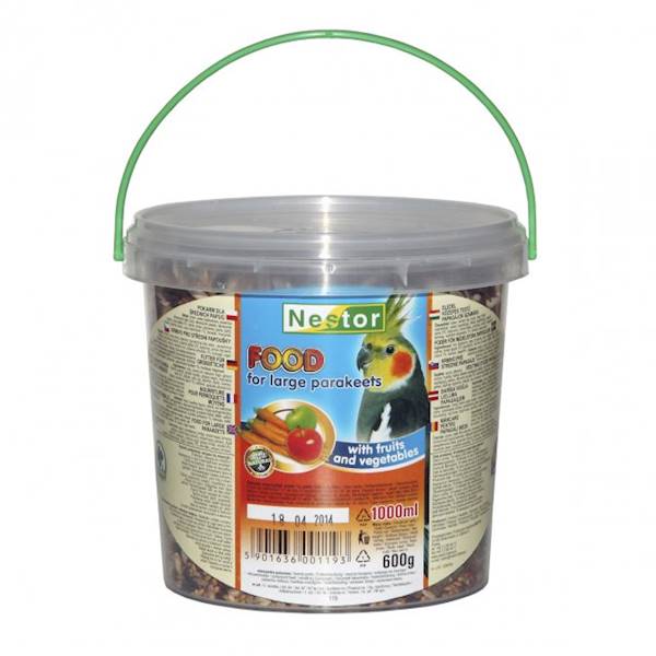 Nestor pokarm 1000ml papuga średnia owoc warzywa