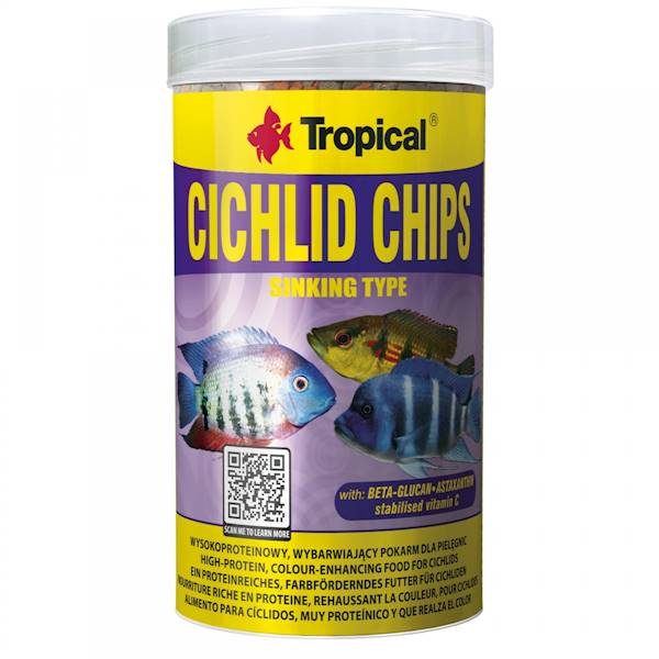 CICHLID CHIPS 250ML / 130G 