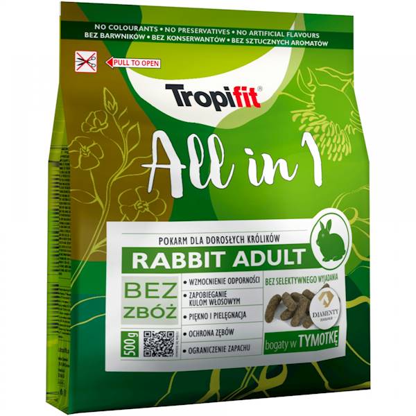 TROPIFIT ALL IN 1 RABBIT ADULT 500G