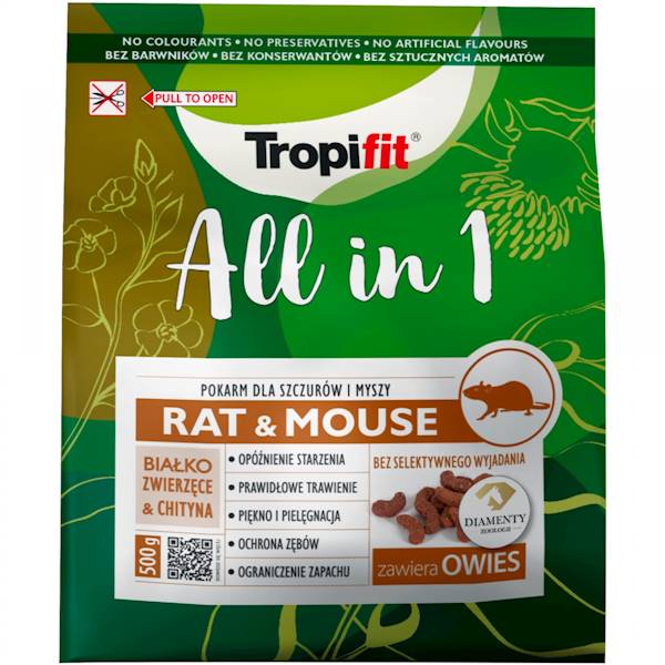 TROPIFIT ALL IN 1 RAT & MOUSE 500G