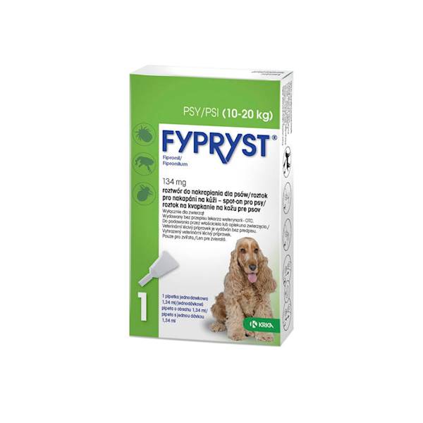 FYPRYST M 134MG (10-20KG) ZIELONY