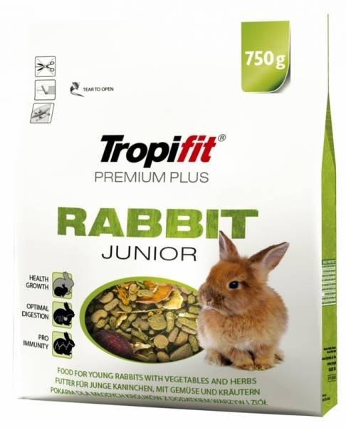 TROPIFIT 750g PREMIUM RABBIT JUNIOR PLUS