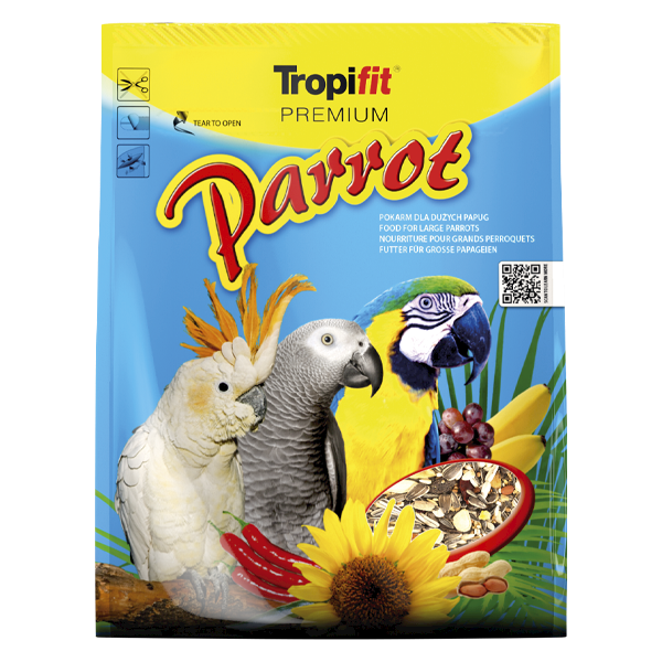 PARROT- POKARM DLA DUŻYCH PAPUG 1000G