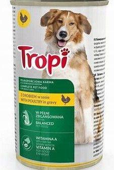 TROPI PIES KAWAŁKI Z DROBIEM W SOSIE 1250G