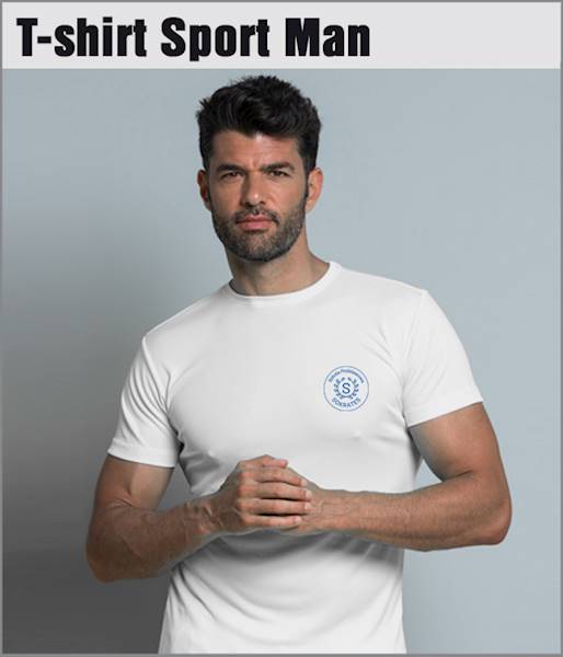 T-SHIRT SOKRATES JHK SPORT WHITE S 158 cm
