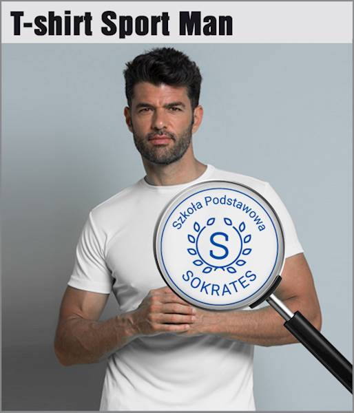 T-SHIRT SOKRATES JHK SPORT WHITE S 158 cm