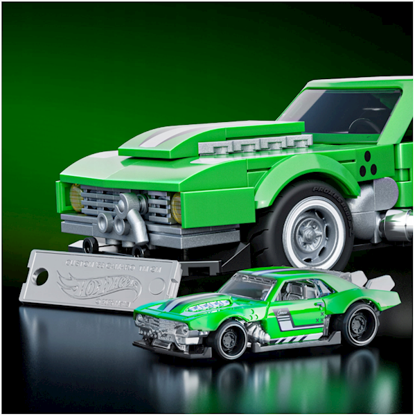 Mattel Brick Shop Hot Wheels Custom ’68 Camaro Building Set Art. JFT16 
